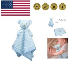 Teddy Bear Lovey Baby Security Blanket for Boys and Girls Unisex Soft Lovie B...
