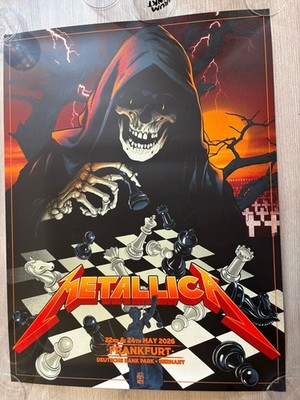 Metallica Frankfurt Pop Up Store Poster  2026 Limited 501/1155