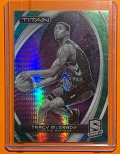 2023-24 Panini Spectra - Titan Tracy McGrady #14 International Green Prizm /75