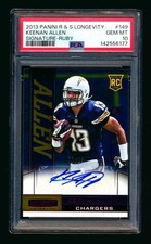 2013 ROOKIES & STARS KEENAN ALLEN RC RUBY AUTO AUTOGRAPH #07/10 PSA 10! POP 1!