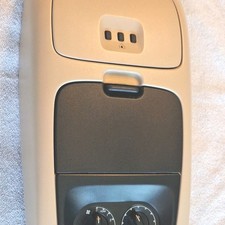 2002-2010 Ford Explorer Overhead Console Climate Control Dome Light Tan Oem
