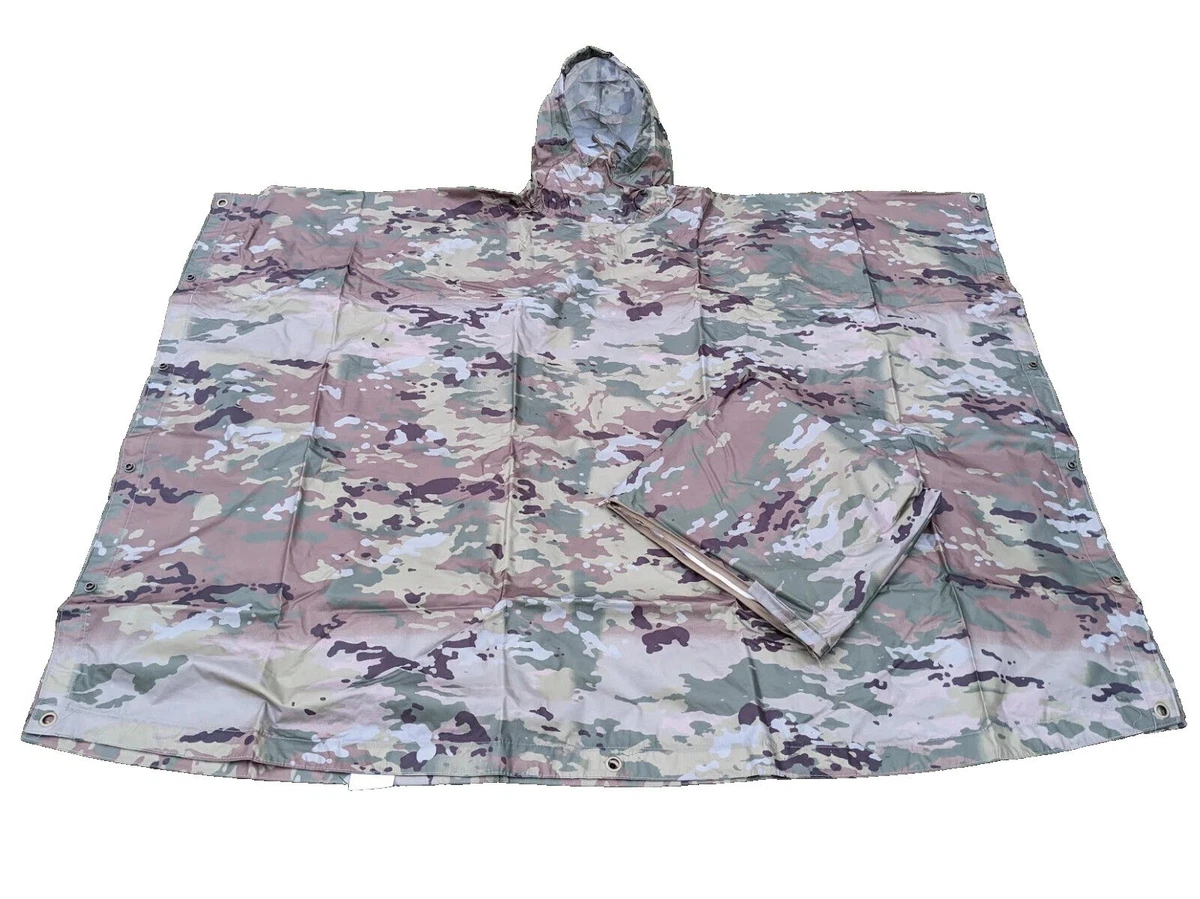 Poncho Militaire Multicam Avec Revêtement IR - Neuf, Pour Outdoor Et Survie