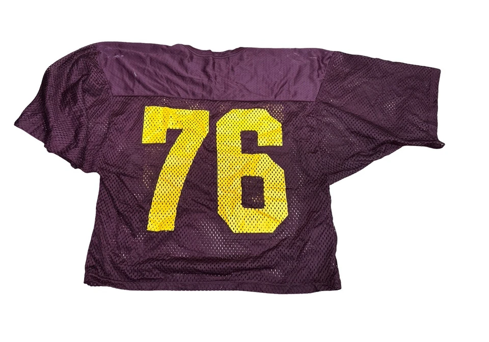 Vintage 80’s Arizona State Sun Devils Men’s Practice Issued Champion Jersey #76 - Image 3 of 4