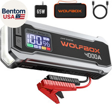 4000A Jump Starter,12V Car Battery Jumper Starter Portable with 65W Quick Charge