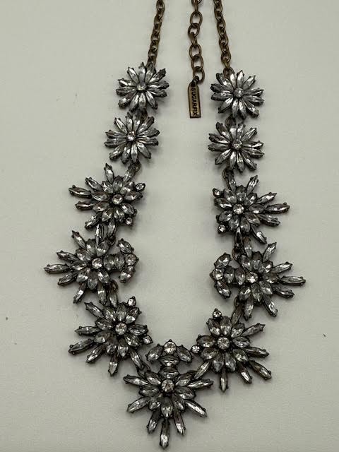 Sugarfix Signed Rhinestone Flower Statement Neckl… - image 6