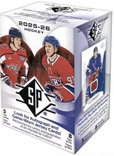 NEW 2025 - 2026 Upper Deck SP NHL Hockey Blaster Box AUTOGRAPHS 