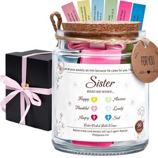 Bible Verses Jar for Sister,Sister Gifts from For Sister