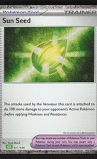 Sun Seed 027/034 Holo Pokemon CLV Trading Card Classic