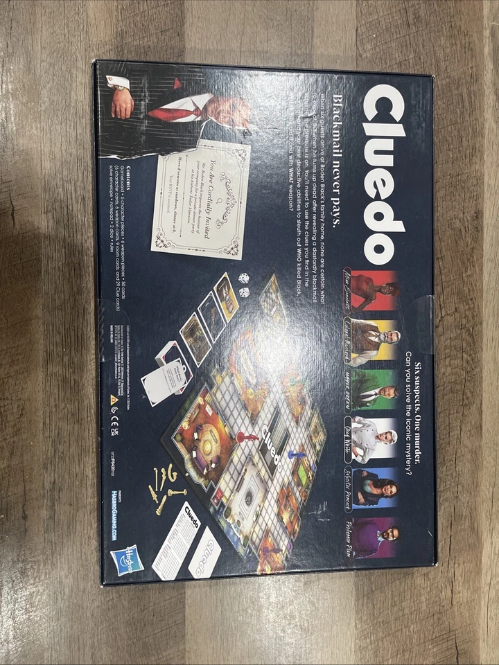 Cluedo The Classic Mystery Board Game 2024 Edition New - Image 2 of 4