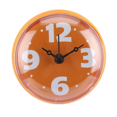 #ad Suction Wall Clock Traditional Pointer Small Clock Easy Attaching to Bathro... $12.43