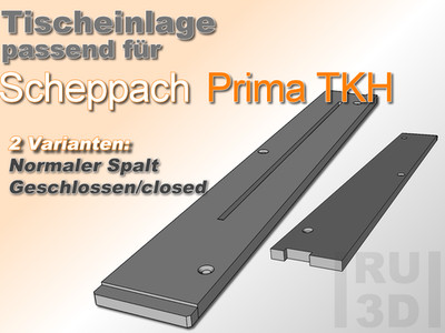 Tischeinlage, Einlegeplatte, Ersatzteil Einlage, Scheppach Prima TKH kompatibel