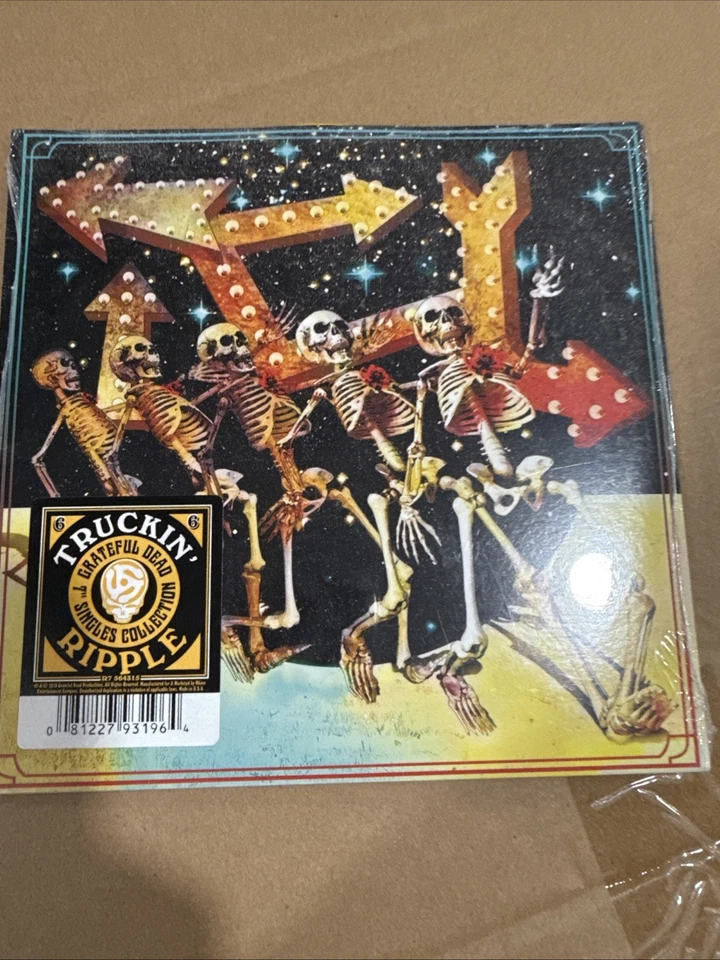 Grateful Dead Vinyl 7” Vinyl Truckin And Ripple Sealed New 1532/10000 Foto 2 de 2