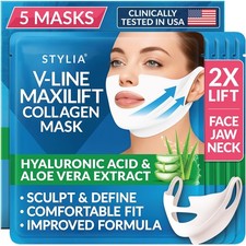 Collagen Face Mask Double Chin Strap Jawline Lifting Shaping Wrap