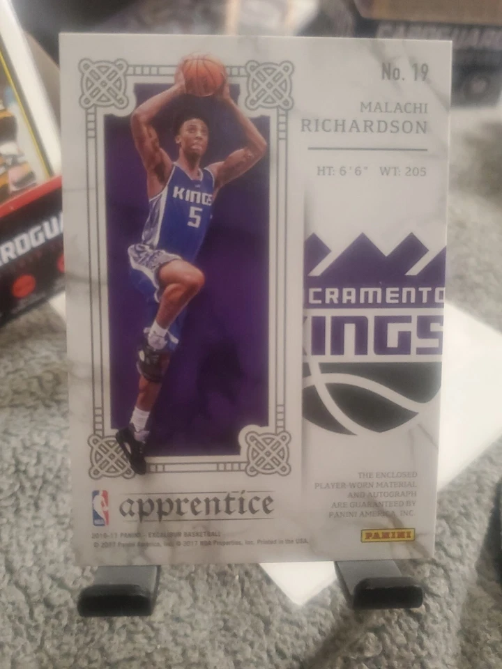 2016-17 Panini Excalibur Malachi Richardson RPA Player Worn - Image 4 of 4