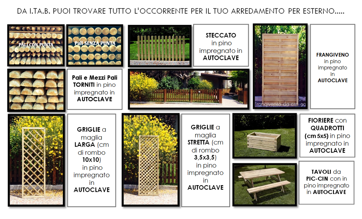 MEZZI PALI IN LEGNO DI PINO NORDICO TORNITI IMPREGNATI- TRATTATI CLASSE - Foto 6