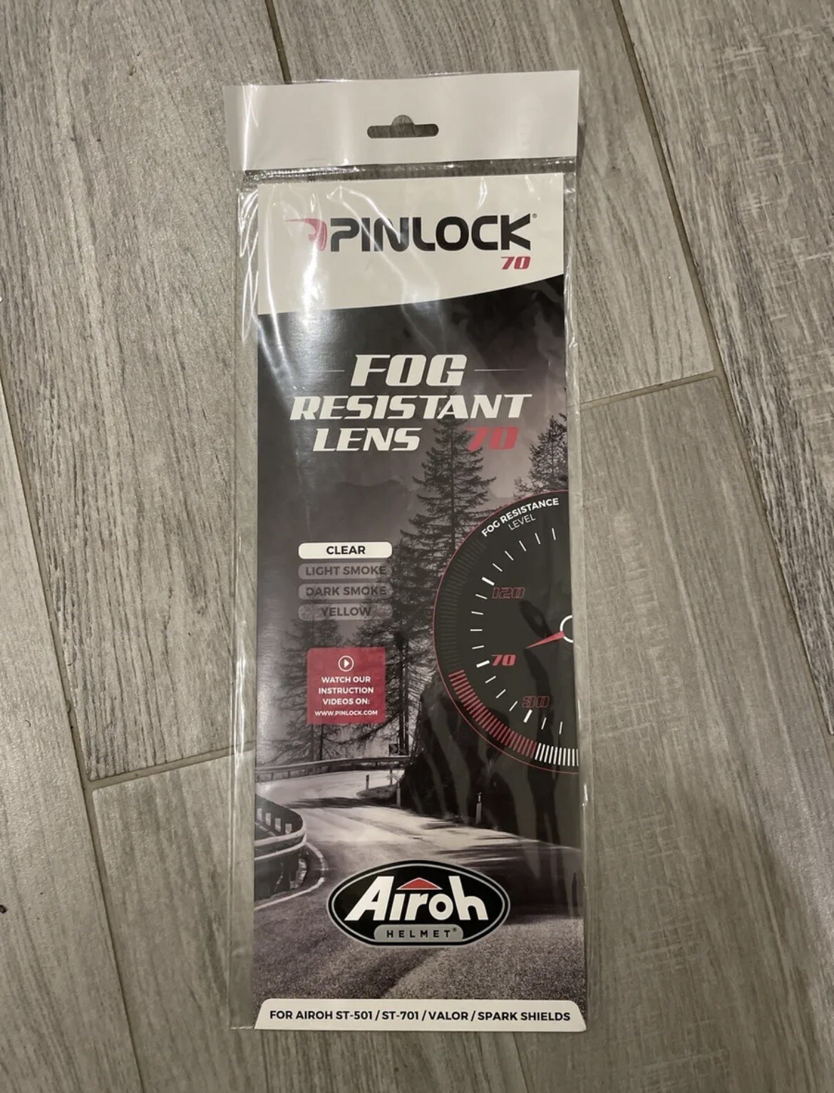Pinlock Visiera Casco Airoh ST-501 ST-701 Valor Spark