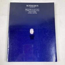 Sothebys New York MAGNIFICENT JEWELRY 17-18 Oct 1988 Auction Catalog