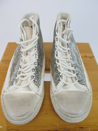 aldo silver sneakers