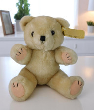 Vintage Silvestri Jointed Beige Tan Small 8" Stuffed Plush Teddy Bear w/Tag
