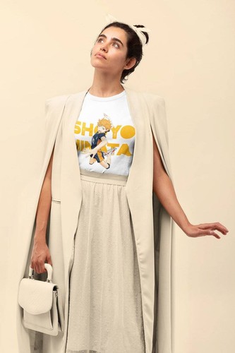 Shoyo Hinata Haikyuu Anime T-Shirt, Gift For Manga Fans, Japanese Tee - Picture 3 of 13
