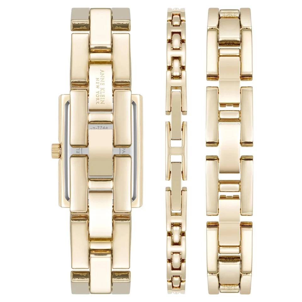 Juego de pulsera y reloj Anne Klein New York Howlite para damas 12-7748HLST / NUEVO CON ETIQUETAS Foto 2 de 4