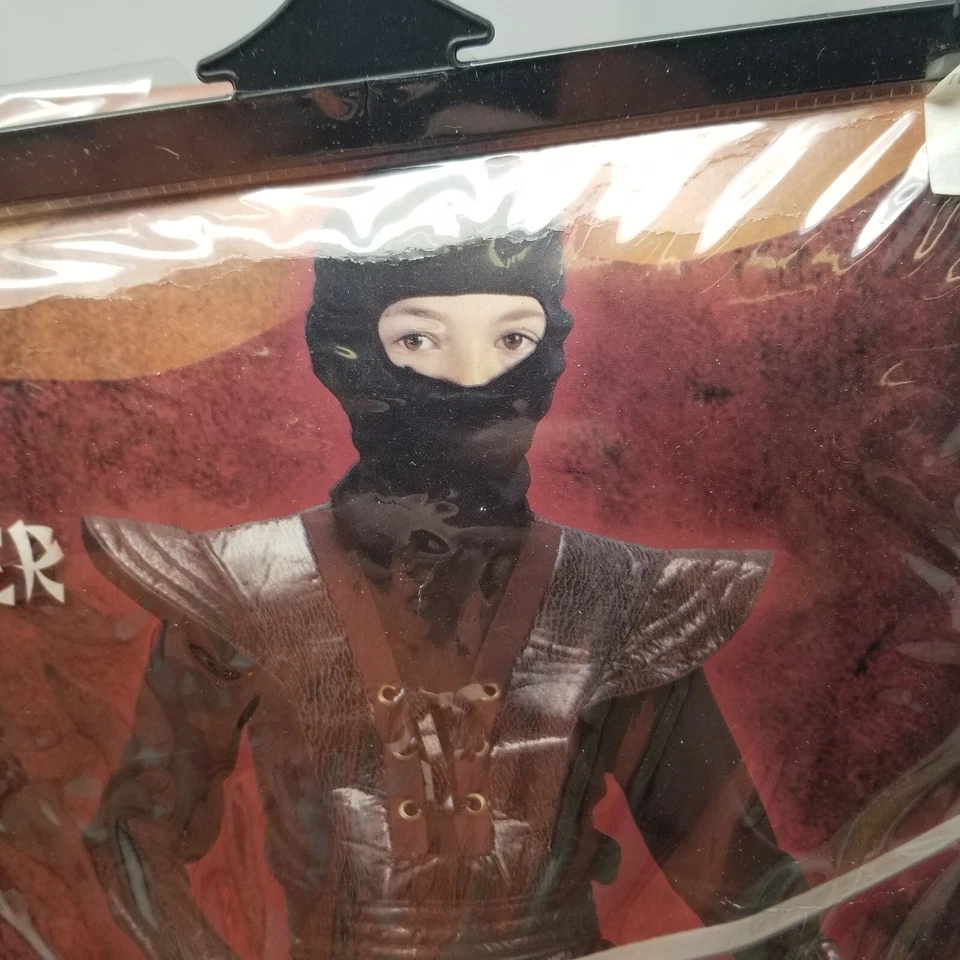 Disfraz de Luchador Ninja Negro Disfraz Infantil Divertido Mundo Mediano 2014 Foto 2 de 4