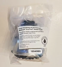Waterpik EcoFlow Shower Head Water Sense Nozzle New Sealed Save Energy