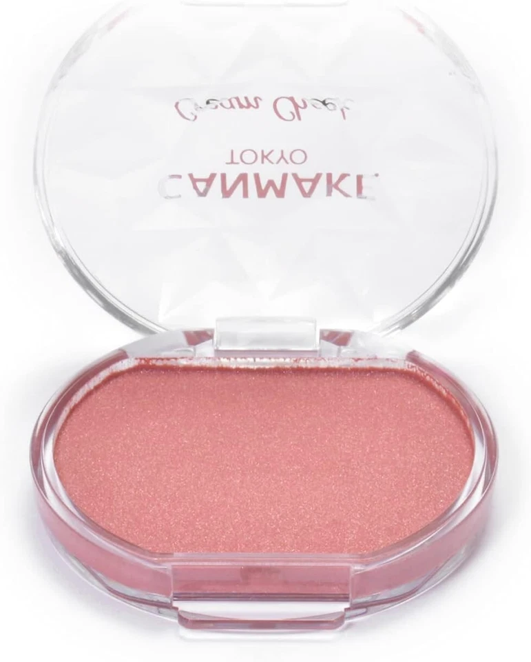 CANMAKE Cream Cheek Pearl Type P02 Rose Petal 4g from japan - Image 2 of 4