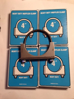 4x - 4'' Heavy Duty Exhaust Muffler Clamp
