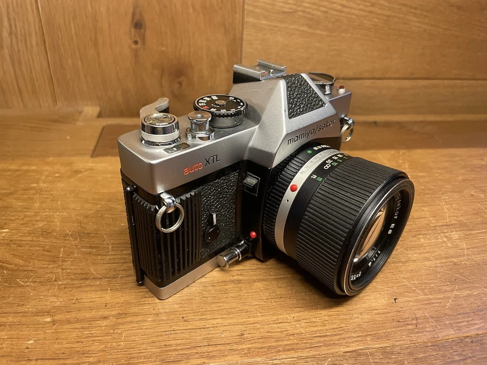 * Почти как новый с чехлом * Mamiya Sekor Auto XTL пленочная камера Sekor ES 55 мм F/1.4 / Япония - Изображение 4 из 4