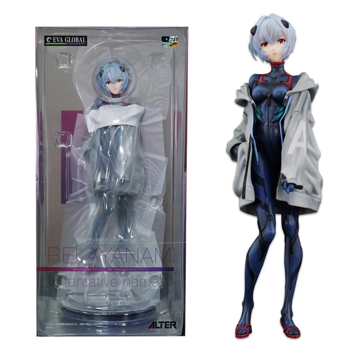 【EVAGLOBAL】アヤナミレイ Millennials Illust Ver EVA GLOBAL Rei Ayanami Millennials Illust Ver. 1/7 Figure