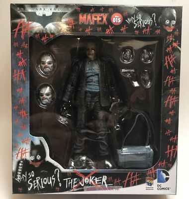 MAFEX Dark Knight Joker Action Figure 6 Inch DC Why So Serious