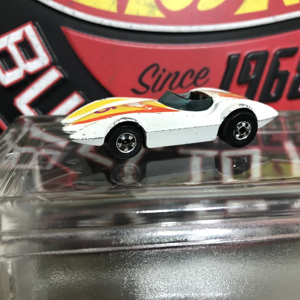 Vintage Hot Wheels 1976 SECOND WIND Hong Kong Black Wall Tires  - Image 4 of 4
