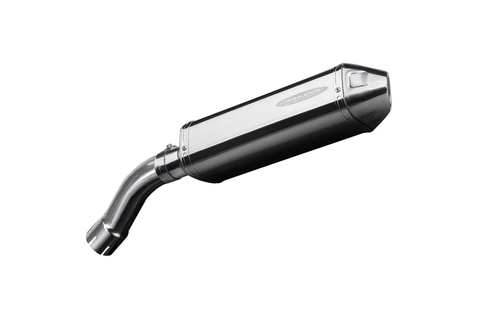 BMW F800GT 2013-2017 Delkevic Slip On 13" Tri-Oval Kit de silenciador de escape de acero inoxidable Foto 2 de 4