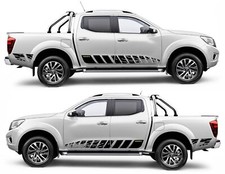 Nissan NP300 NAVARA (Yellow) 16-22 N-Guard style PRINTED Stickers *FITTING GUIDE