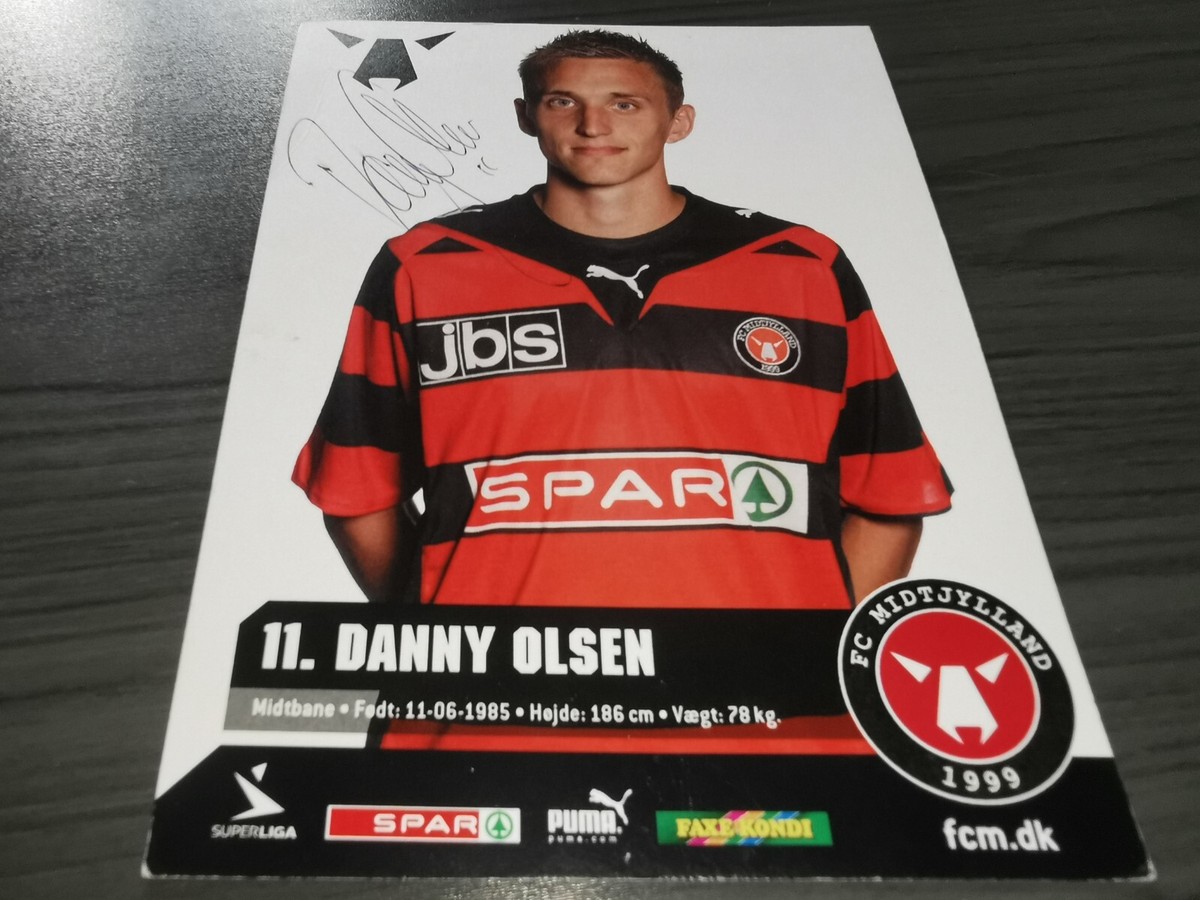 Danny Olsen hand signed FC Midtjylland autograph card | eBay