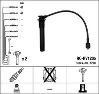 NGK 7706 Ignition Cable Kit For Rover
