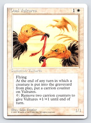 Osai Vultures MTG Alternate 4th Edition Magic The Gathering Uncommon 1995 NM