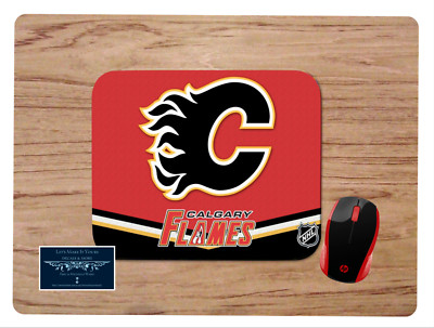 CALGARY FLAMES CUSTOM DESK MAT MOUSE PAD HOME SCHOOL OFFICE GIFT NHL