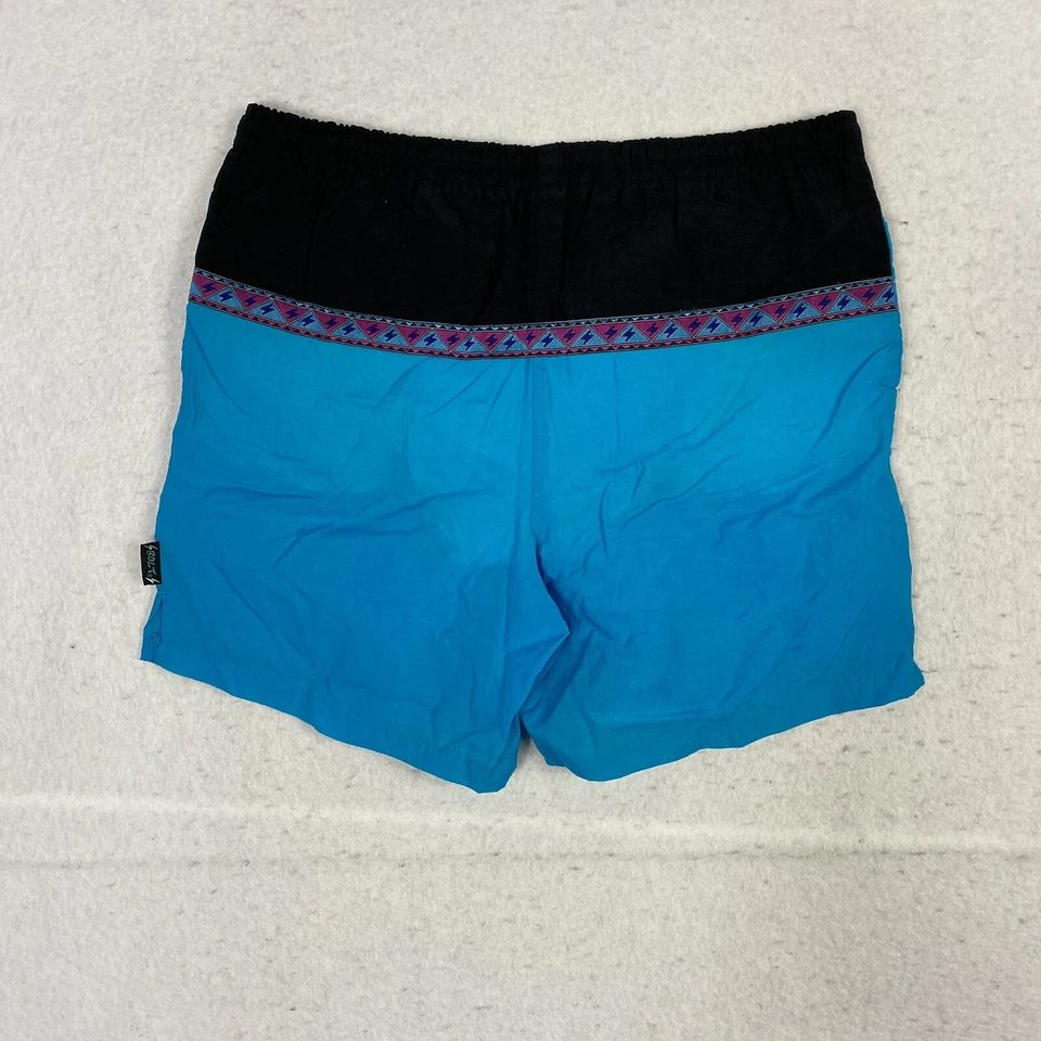De Colección Tabla de Surf Surf Bañador Board Shorts M 90s Aztec Lightning Boltz Bañador Foto 3 de 4