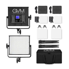 GVM 50RS RGB Video 2 Lights Panel Kit