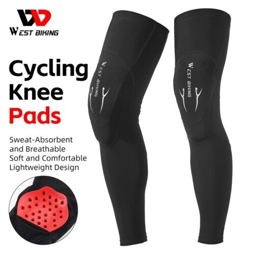 WEST BIKING Leg Warmers Motorcycle Cycling Skateboard Knee Pads Protector - Afbeelding 1 van 12