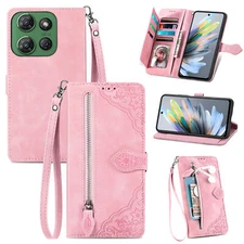 For Motorola G Stylus 5G 2025/G Power/G Play Magnetic Wallet Stand Leather Case