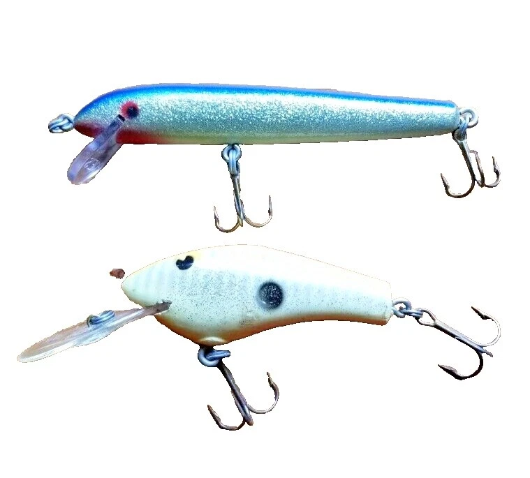 Vintage Madera agua dulce Poe's señuelos de pesca