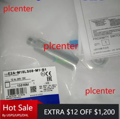 1PC Omron E2A-M18LS08-M1-B1 E2AM18LS08M1B1 Proximity Switch New