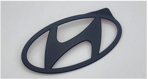 H Logo Hood Trunk Letter Matt Black Emblem Badge For 2023~2026+ Hyundai Kona - 第 14/17 張圖片