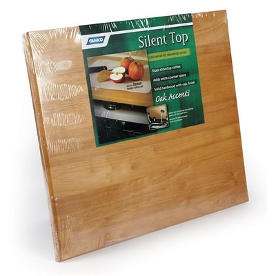 Camco 43521 Oak Accents Universal Silent Top - 19-1 / 2'' x 17'' x 3 / 4''