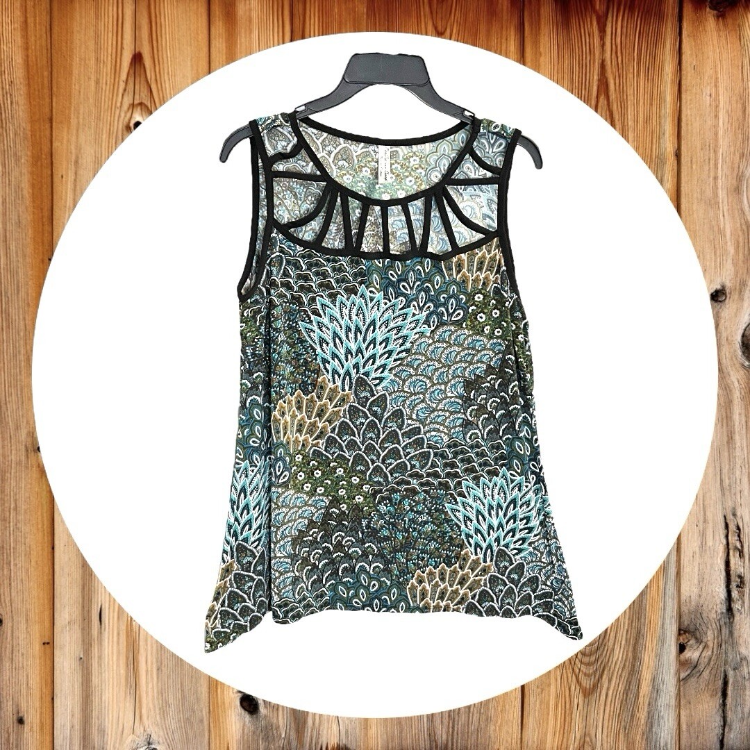 PerSeption Concept Multicolor/Design Sleeveless T… - image 1
