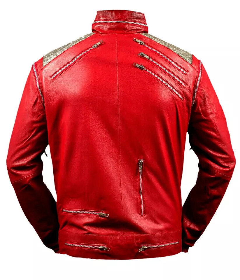 トップス MichaelJackson Beat It leather vest Get the Iconic Michael Jackson Beat It Jacket Today!