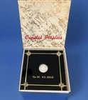 3x3 Capital Plastics Holder For 1/10 Oz Gold US Eagle Coin Black Display
